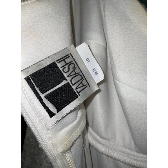 Tadashi Women’s Beaded Sequins Layered Tiered Gold Sheath Dress Size 10 - Picture 9 of 13